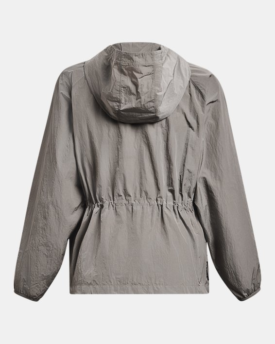 Women's UA RUSH™ Woven Jacket, Gray, pdpMainDesktop image number 7
